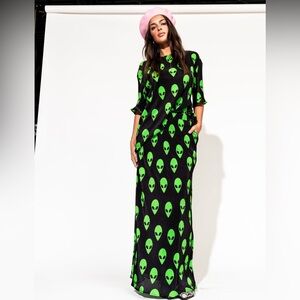 Dressed in LALA Grunge Girl Plisse Set in Homesick